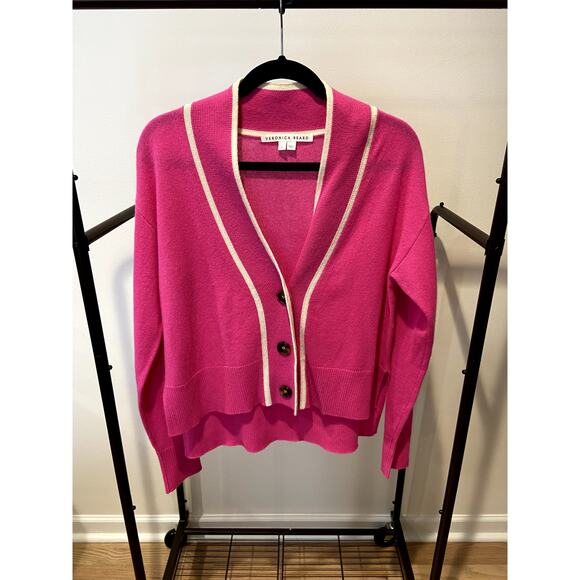 Veronica Beard Trisa Cashmere Cardigan size S small - Picture 2 of 6